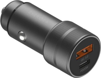 Автомобильное зарядное устройство EnergEA AluDrive USB-C + USB-A, PD20+, 38Вт, серый / Зарядные устройства | Электроника | V4.Ru: Маркетплейс