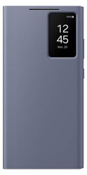 Чехол-книжка Samsung Smart View Wallet Case для Galaxy S24 Ultra, поликарбонат, фиолетовый / Чехлы