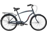 Комфортный велосипед Welt King Al 3, год 2024, цвет Черный, ростовка 18 / Велосипеды Комфортные