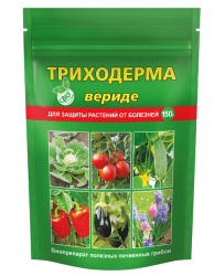 Триходерма вериде Zip lock, защита растений от болезней 150 г / Защита растений от болезней