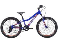 Подростковый велосипед Dewolf Ridly JR 24, год 2021, цвет Синий-Оранжевый / Велосипеды Подростковые