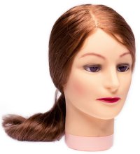 Голова-манекен учебная "блондинка" для парикмахеров DEWAL / Головы-манекены тренировочные