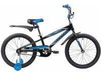 Детский велосипед Novatrack Dodger 20, год 2024, цвет Черный / Велосипеды Детские