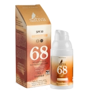 Sativa - Крем солнцезащитный с тонирующим эффектом SPF 30 &quot;№68 Sand Beige&quot;, 30 мл / Кремы для лица