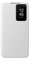 Чехол-книжка Samsung Smart View Wallet Case для Galaxy S24, поликарбонат, белый / Чехлы