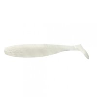 Виброхвост Yaman PRO Sharky Shad, р.3,75 inch, цвет #01 - White (уп 5 шт.) YP-SS375-01