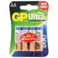 Батарейки алкалиновые GP Ultra Plus LR06 (AA) 4 шт 15AUP-2CR4 (3)