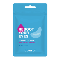 Consly Eyes Reboot Hyaluronic Acid & Caffeine Cooling Eye Mask, 30pcs / Кондиционеры