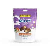 Молочная шоколадка с начинкой Snaq Fabriq - Шоколадные конфеты с молочно-ореховой пастой, вафлей и фундуком (130г) / Лето новинок от Snaq Fabriq