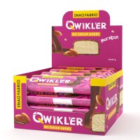 Шоколадный батончик без сахара "QWIKLER" (Квиклер) - Марципан (12 шт) / Лето новинок от Snaq Fabriq