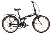 Складной велосипед Novatrack Vortex 6.V 24, год 2024, цвет Черный / Велосипеды Складные