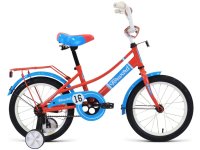 Детский велосипед Forward Azure 16, год 2022, цвет Оранжевый-Голубой / Велосипеды Детские