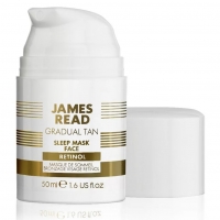 James Read - Ночная маска для лица Уход и загар с ретинолом, 50 мл / Ампулы для волос