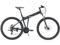 Складной велосипед Stark Cobra 27.2 D, год 2023, цвет Черный-Серебристый, ростовка 18 / Велосипеды Складные