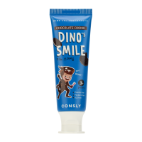 Consly DINO's SMILE Kids Gel Toothpaste with Xylitol and Chocolate Cookie / По типу кожи: