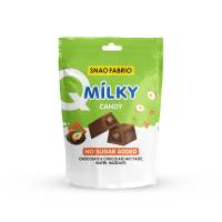 Молочная шоколадка с начинкой Snaq Fabriq - с шоколадно-ореховой пастой, вафлей и фундуком / Конфеты без сахара
