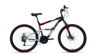 Велосипеды Двухподвесы Altair MTB FS 26 2.0 D, год 2022, цвет Черный-Красный, ростовка 18 / Велосипеды Двухподвесы