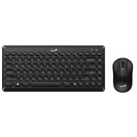 Комплект беспроводная клавиатура + мышь Genius LuxeMate Q8000, Black / Клавиатуры