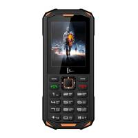 Мобильный телефон F+ R240 Black/Orange / Кнопочные телефоны