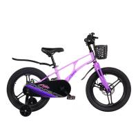 Детский велосипед Maxiscoo Air Pro 18, год 2024, цвет Фиолетовый / Велосипеды Детские