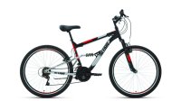 Велосипеды Двухподвесы Altair MTB FS 26 1.0, год 2022, цвет Черный-Красный, ростовка 16 / Велосипеды Двухподвесы