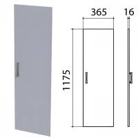 Дверь ЛДСП средняя Монолит 365х16х1175 мм цвет серый ДМ42.11 640208 (1)