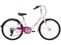 Подростковый велосипед Novatrack Ancona 24, год 2024, цвет Белый, ростовка 12 / Велосипеды Подростковые