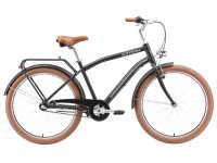 Дорожный велосипед Stark Comfort Man 3 speed, год 2023, цвет Черный-Серебристый, ростовка 16 / Велосипеды Дорожные