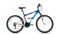 Велосипеды Двухподвесы Altair MTB FS 26 1.0, год 2022, цвет Синий-Красный, ростовка 16 / Велосипеды Двухподвесы