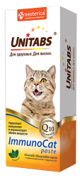 Паста с таурином для кошек от 1 года до 8 лет, 120 мл, UNITABS / Витамины, добавки
