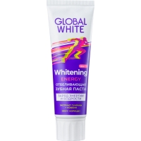 Global White - Отбеливающая зубная паста Energy, 100 г / Уход за полостью рта