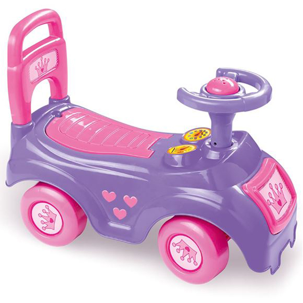Автомобиль-каталка розовый