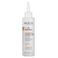 Aravia Professional - Гель-эксфолиант мультикислотный для глубокого очищения кожи головы Scalp AHA-Peel, 150 мл / Пилинги и скрабы для волос