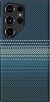 Чехол Pitaka MagEZ 4 Case для Galaxy S24 Ultra, кевлар Moonrise синий / Чехлы