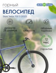 Дорожный велосипед Stark Terros 700 S, год 2023, цвет Фиолетовый-Зеленый, ростовка 16 / Велосипеды Дорожные