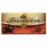 Шоколад Бабаевский оригинальный, 90 гр. / Темный шоколад