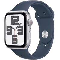 Умные часы  Apple Watch SE 2023, 40 мм, Storm Blue Sport Band, Silver Aluminium, Size S/M (MRE13) / Все умные часы