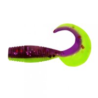 Твистер Yaman PRO Spry Tail, р.1,5 inch, цвет #26 - Violet Chartreuse (уп. 10 шт.) YP-ST15-26