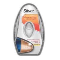 Губка для обуви Silver, с дозатором, бесцветная / Предметы для ухода за одеждой и обувью