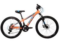 Подростковый велосипед Novatrack Extreme 24, год 2024, цвет Оранжевый, ростовка 13 / Велосипеды Подростковые