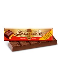 Батончик Бабаевский с помадно-сливочной начинкой, 50 гр. / Темный шоколад