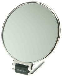 Зеркало настольное серебристое DEWAL / Зеркала для парикмахеров