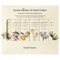 Подарочный набор кремов для рук "Великолепные сады", 6 шт*75 гр, Mediflower / Подарочные наборы