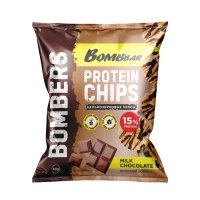 Чипсы протеиновые цельнозерновые - BOMBERS - Молочный шоколад (6 шт.) / Товары со скидкой