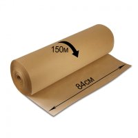 Крафт-бумага в рулоне 840 мм x 150 м плотность 78 г/м2 Марка А (Коммунар) Brauberg 440147 (1)