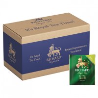 Чай RICHARD Royal Green зеленый 200 пакетиков в конвертах по 2 г 100183 622182 (1)