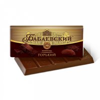 Шоколад Бабаевский горький, 60 гр. / Горький шоколад