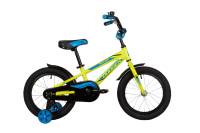 Детский велосипед Novatrack Dodger 16, год 2022, цвет Зеленый / Велосипеды Детские