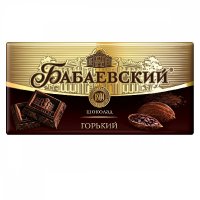Шоколад Бабаевский горький, 90 гр. / Горький шоколад