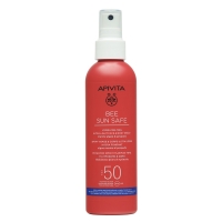 Apivita - Солнцезащитный тающий ультра-легкий спрей для лица и тела SPF50, 200 мл / Защита от солнца